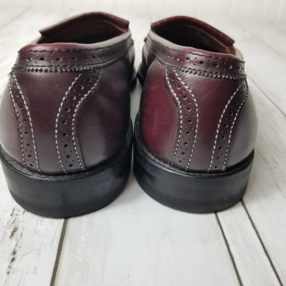 Allen Edmonds Bridgeton Kiltie Fringe Tassel Slip On Dress Shoes